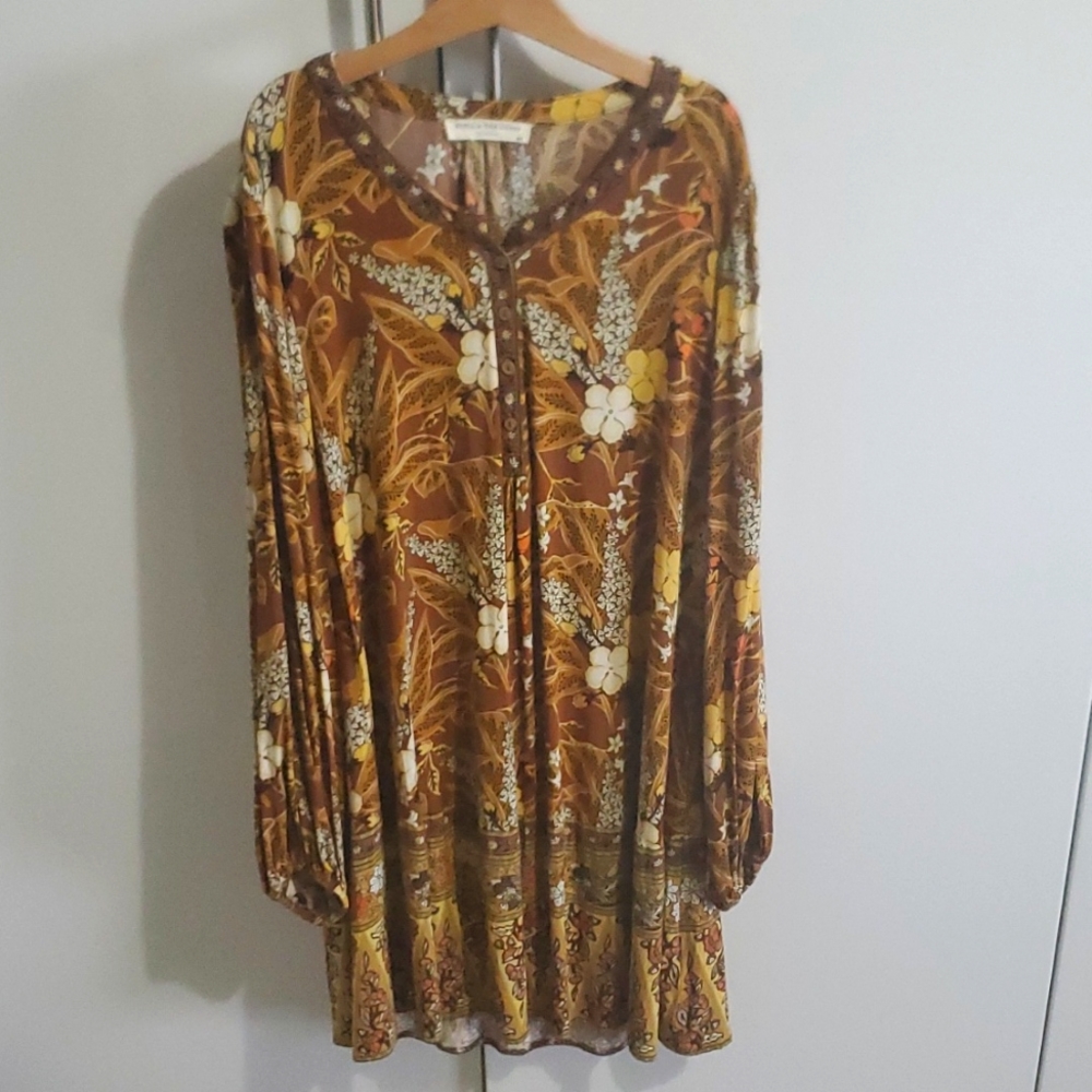Spell Bianca tunic blouse, size XXS.